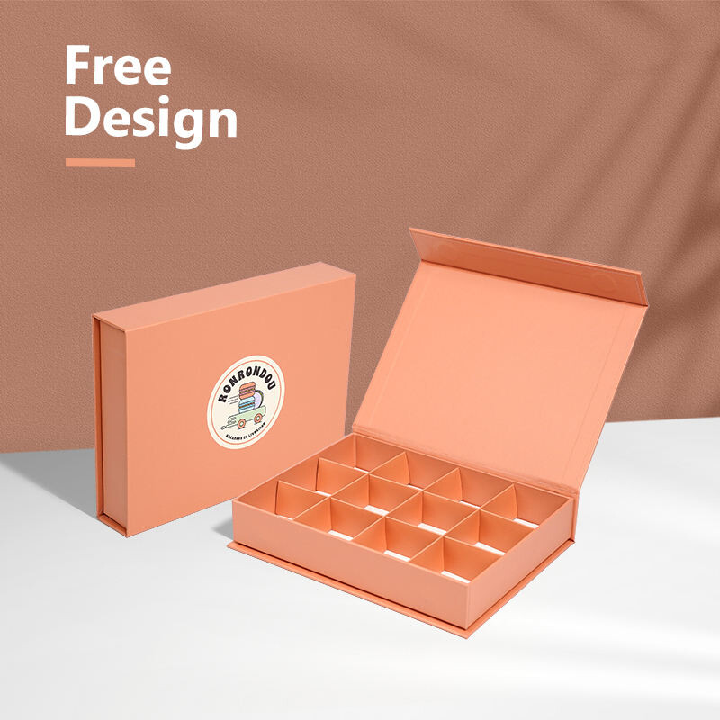  Luxury Hard Cardboard Chocolate Package Box with Custom Logo & Matt Lamination - Shenzhen Kaijie Packaging