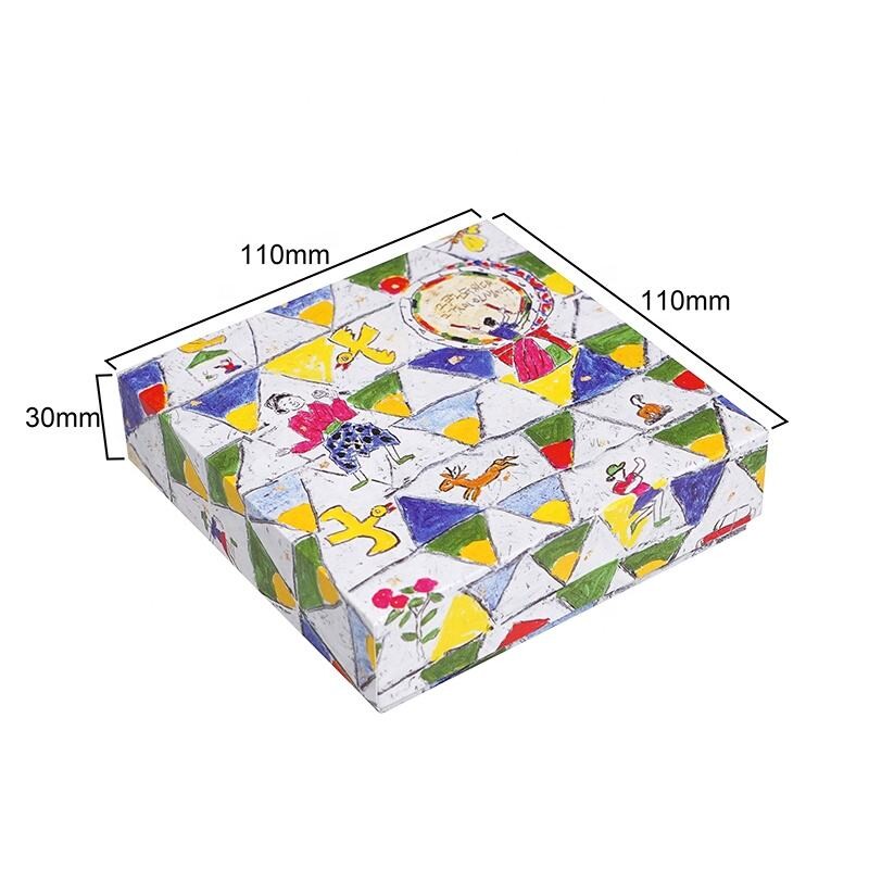  Customized Chocolate Candy Sweet Package Boxes with Cardboard Rigid Hard Box and Printed Logo for Children's Gift