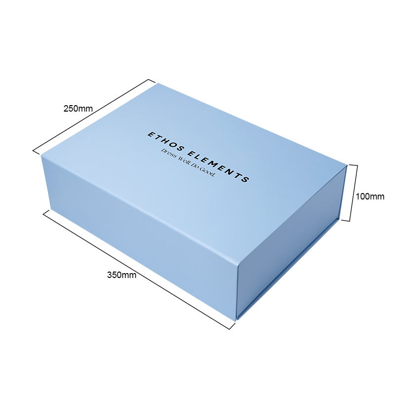  Custom Light Blue Logo Mailer Boxes for Clothing - Ready to Ship Shipping Packaging