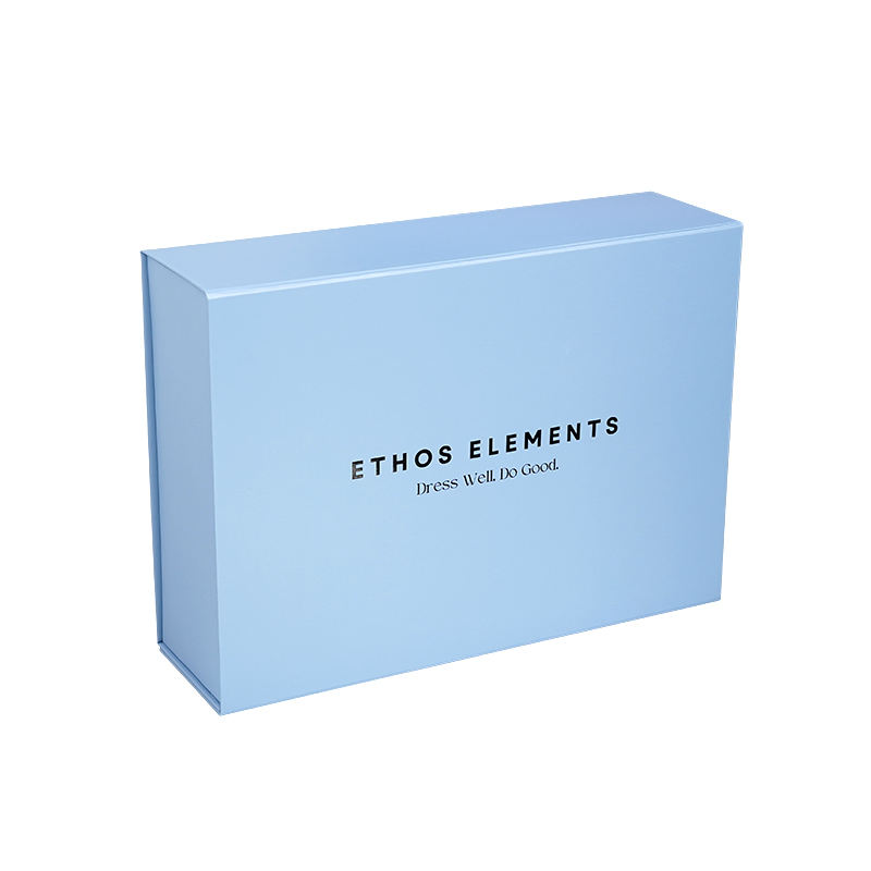  Custom Light Blue Logo Mailer Boxes for Clothing - Ready to Ship Shipping Packaging