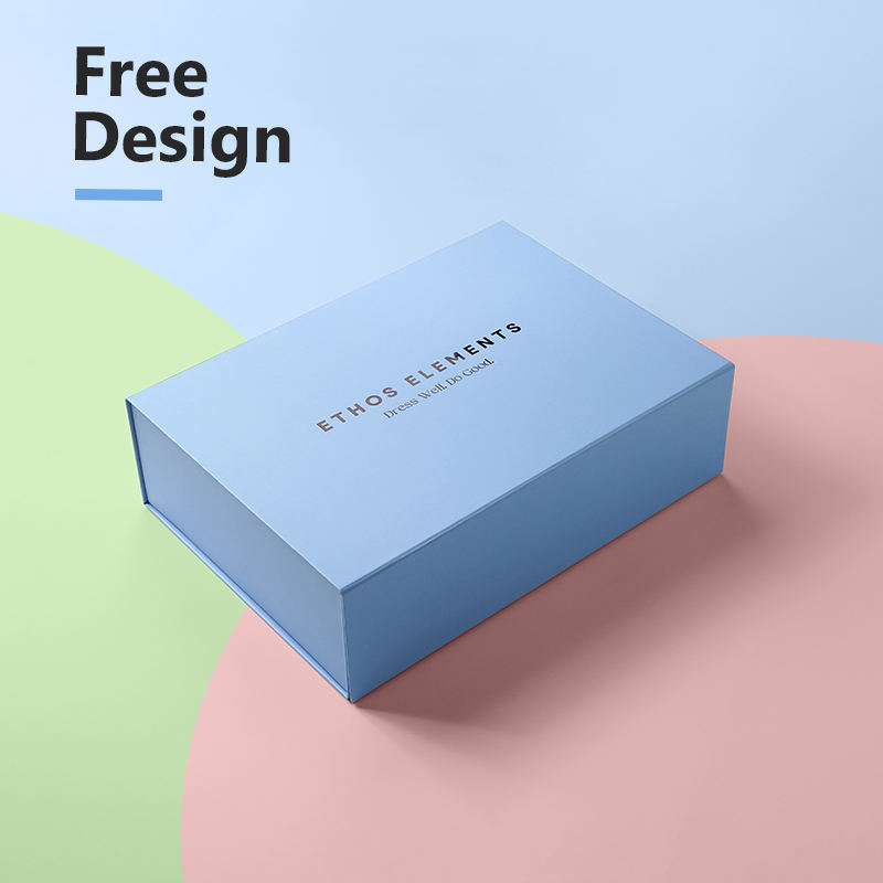  Custom Light Blue Logo Mailer Boxes for Clothing - Ready to Ship Shipping Packaging