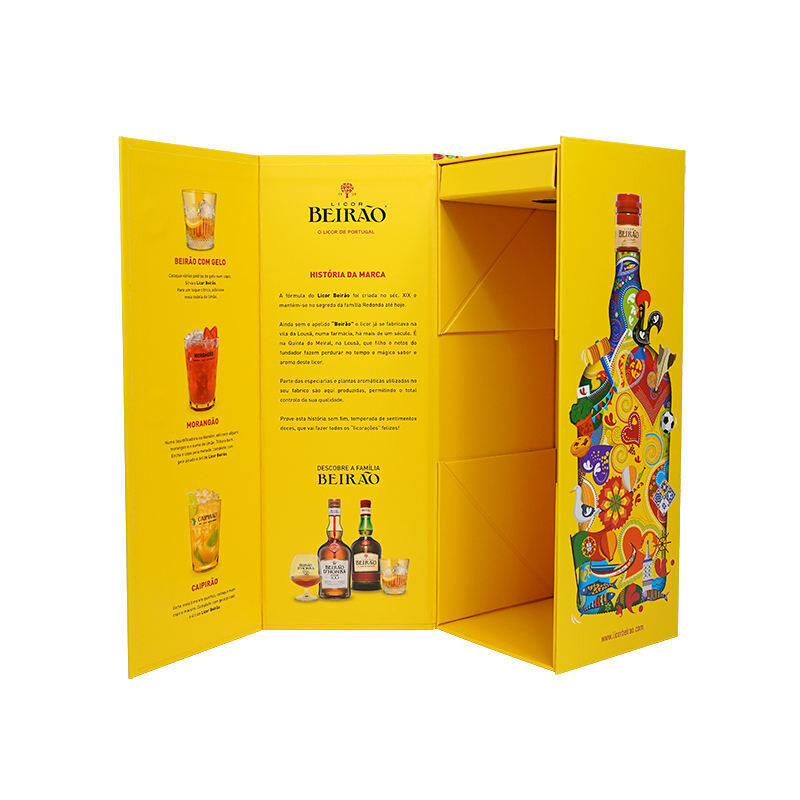 Custom Printed Logo Luxury Wine Whisky Large Wine Glass Champagne Gift Box Packaging For Bottle Paper Boxes