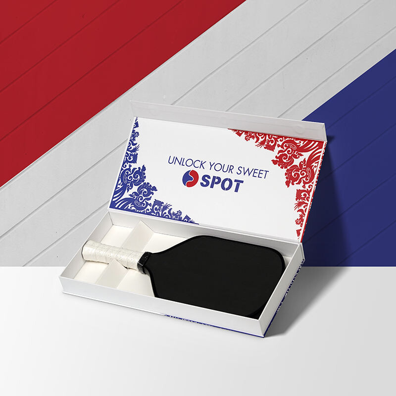  Custom Luxury Premium Rigid Cardboard Pickleball Paddle Set Packaging - Eco-Friendly Beach Tennis Padel Racket Paper Gift Boxes