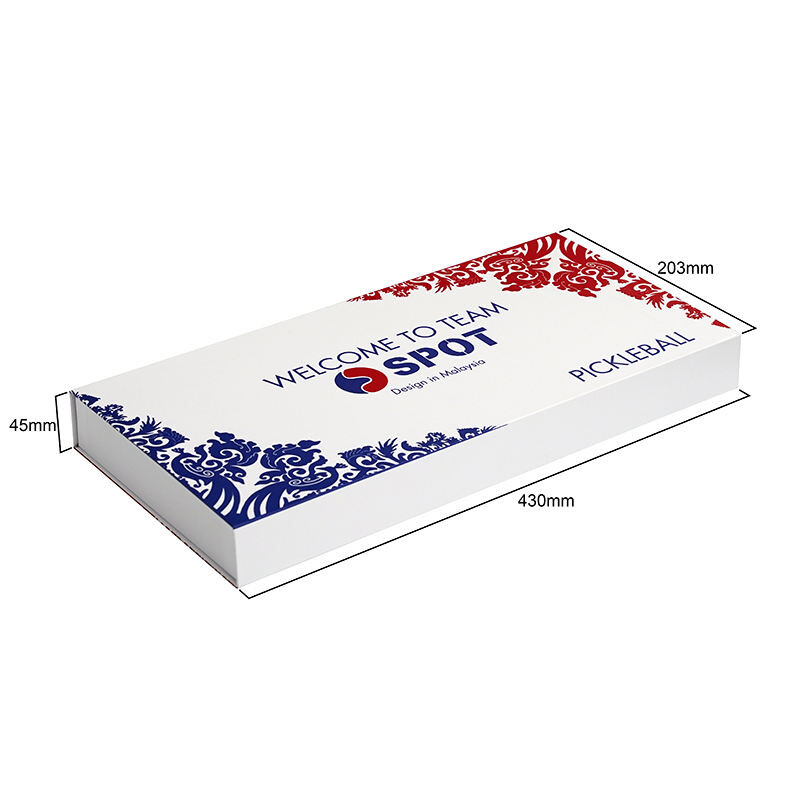  Custom Luxury Premium Rigid Cardboard Pickleball Paddle Set Packaging - Eco-Friendly Beach Tennis Padel Racket Paper Gift Boxes