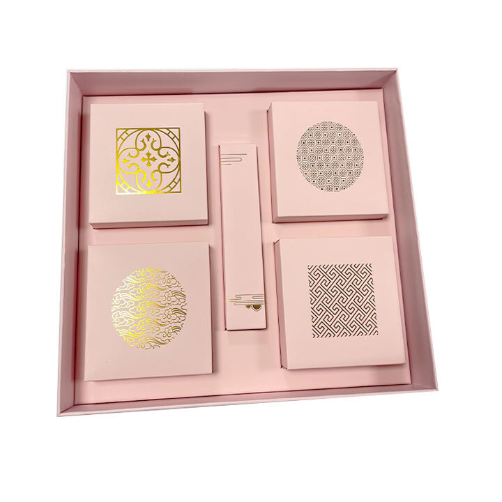  High-Quality Luxury Mooncake Packaging Boxes with Paper Tray for Gift Sets
