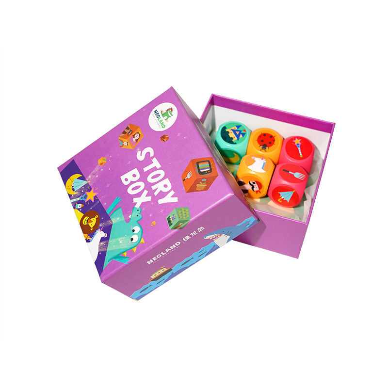  Custom Designed Rigid Cardboard Packaging for Kids Toys - Luxury Gift Boxes with High-Quality Lid and Base