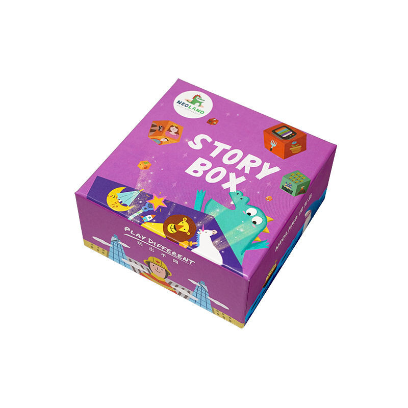  Custom Designed Rigid Cardboard Packaging for Kids Toys - Luxury Gift Boxes with High-Quality Lid and Base