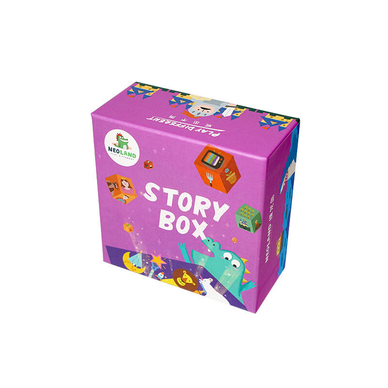  Custom Designed Rigid Cardboard Packaging for Kids Toys - Luxury Gift Boxes with High-Quality Lid and Base