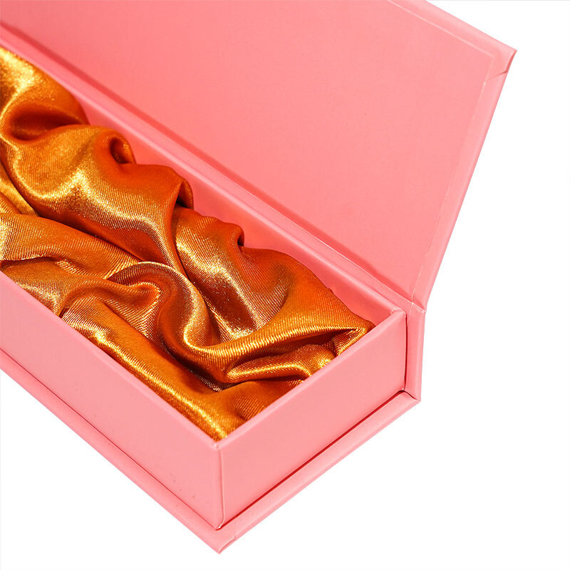  Wholesale Customized Pink Recyclable Magnetic Art Paper Gift Boxes for Luxury Silk Hair Wigs Storage