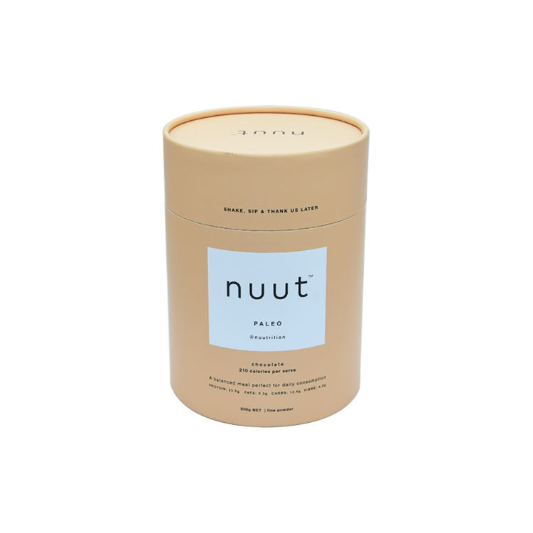  Custom Kraft Paper Tube Packaging for Tea, Coffee Beans, Milk Powder - Shenzhen Kaijie Packaging