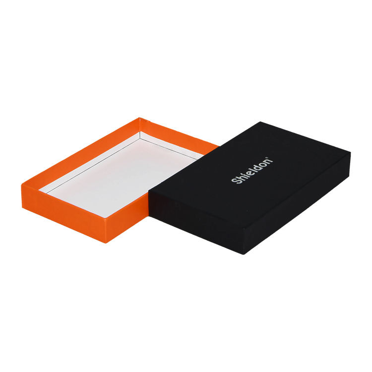  High-Quality Custom Black Lid & Base Rigid Gift Packaging Box with Corrugated Material