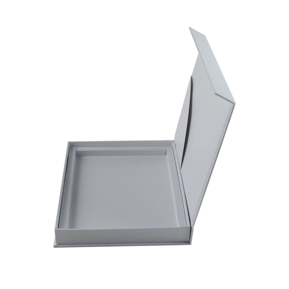 Custom Logo Premium Handmade White Rigid Cardboard Magnet Gift Boxes for Photo Frames