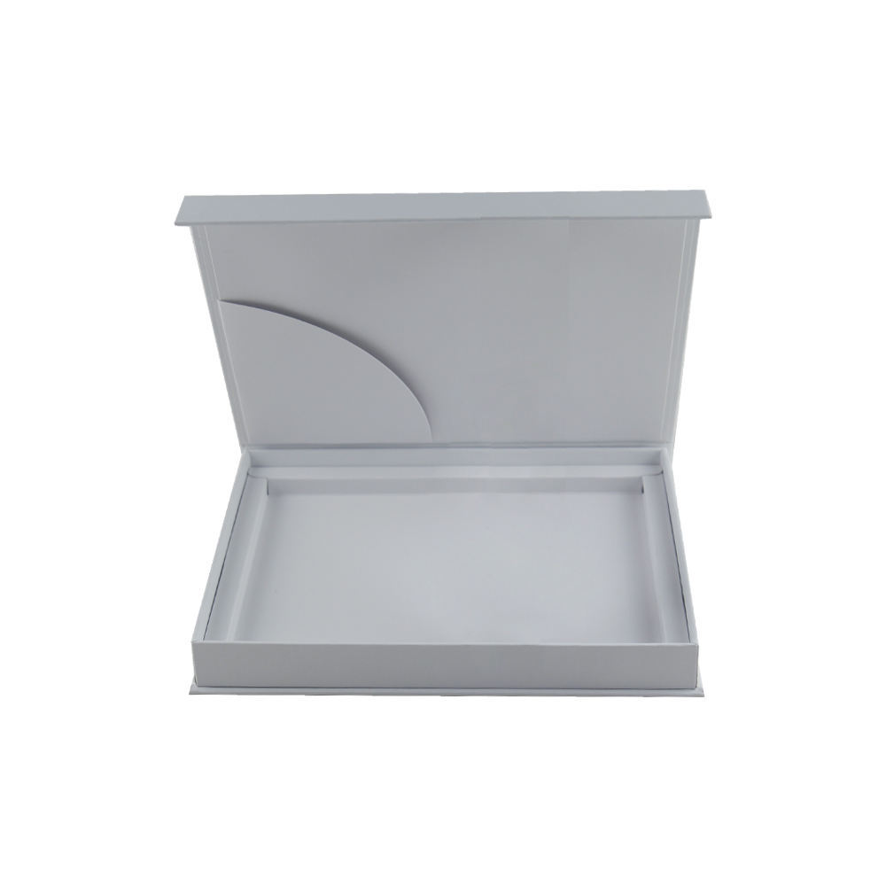Custom Logo Premium Handmade White Rigid Cardboard Magnet Gift Boxes for Photo Frames