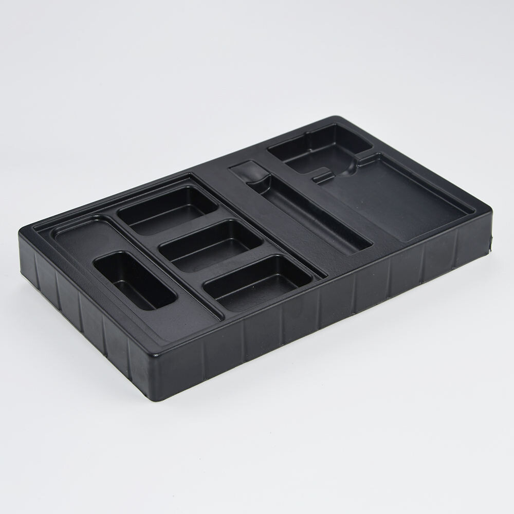  Custom Premium Gold Foil Club Membership Card Packaging - Matt Black Magnetic Gift Box with Blister Insert