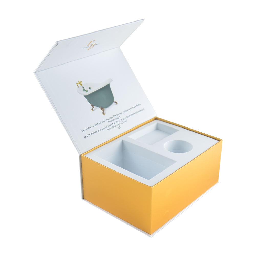  Custom Magnetic Book Shape Gift Box with EVA Foam Insert for Bird Nest - Shenzhen Kaijie Packaging