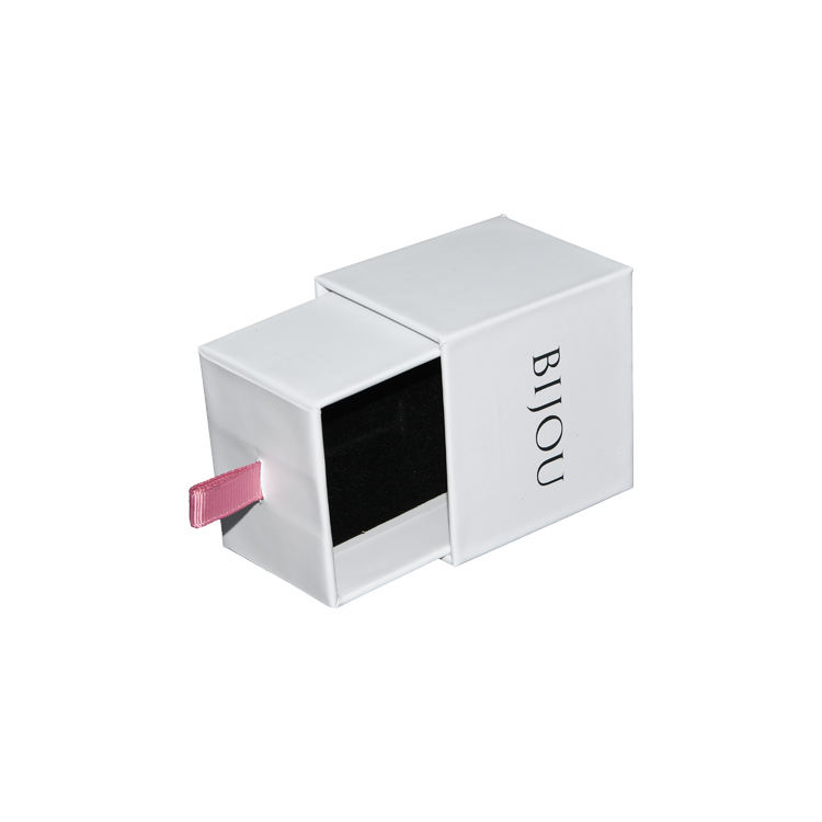  Custom Foil Stamped Logo Hard Rigid Cardboard Sliding Drawer Gift Box Packaging