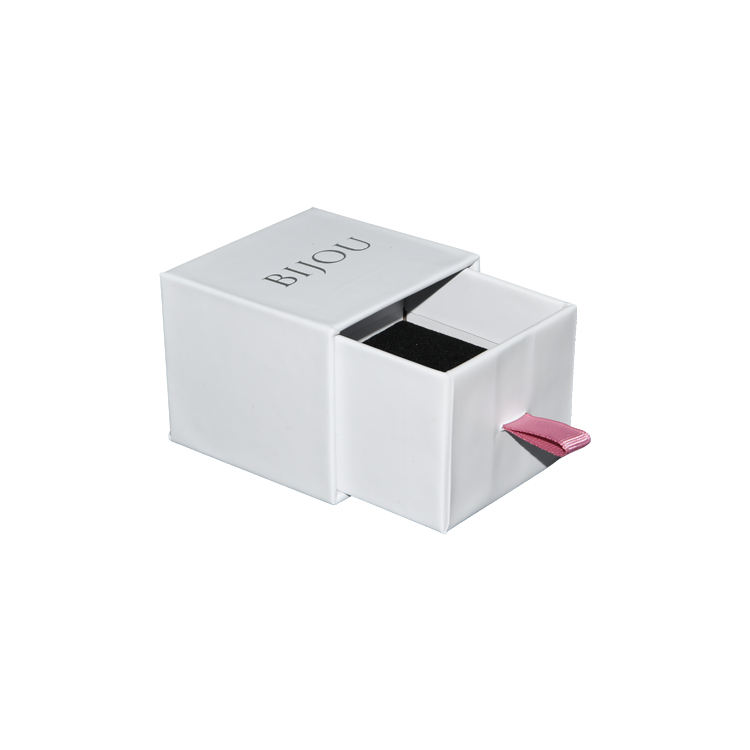  Custom Foil Stamped Logo Hard Rigid Cardboard Sliding Drawer Gift Box Packaging