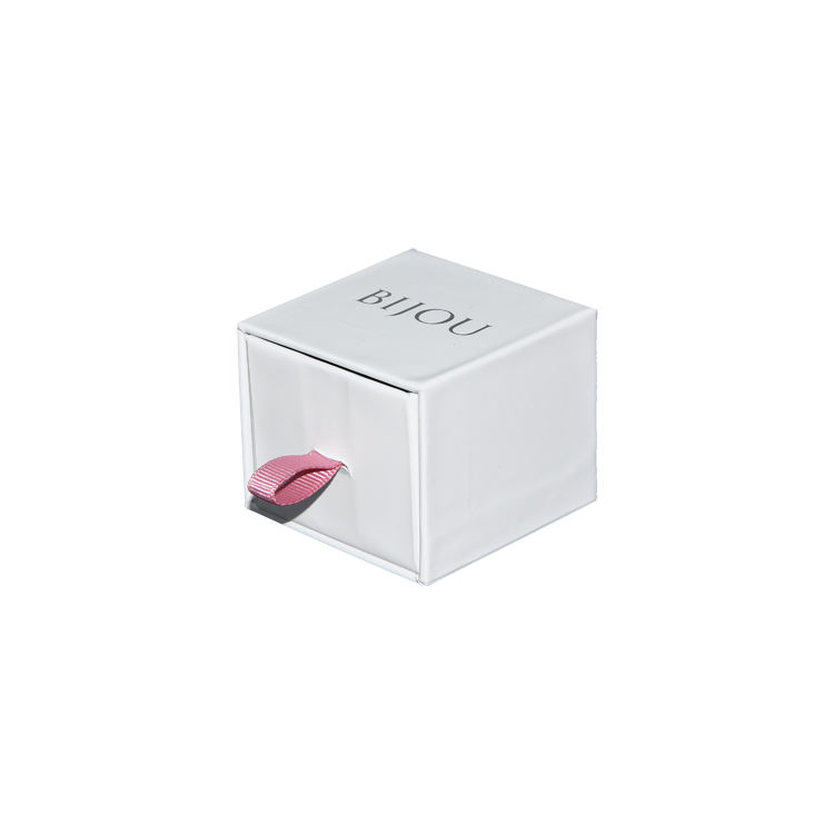  Custom Foil Stamped Logo Hard Rigid Cardboard Sliding Drawer Gift Box Packaging
