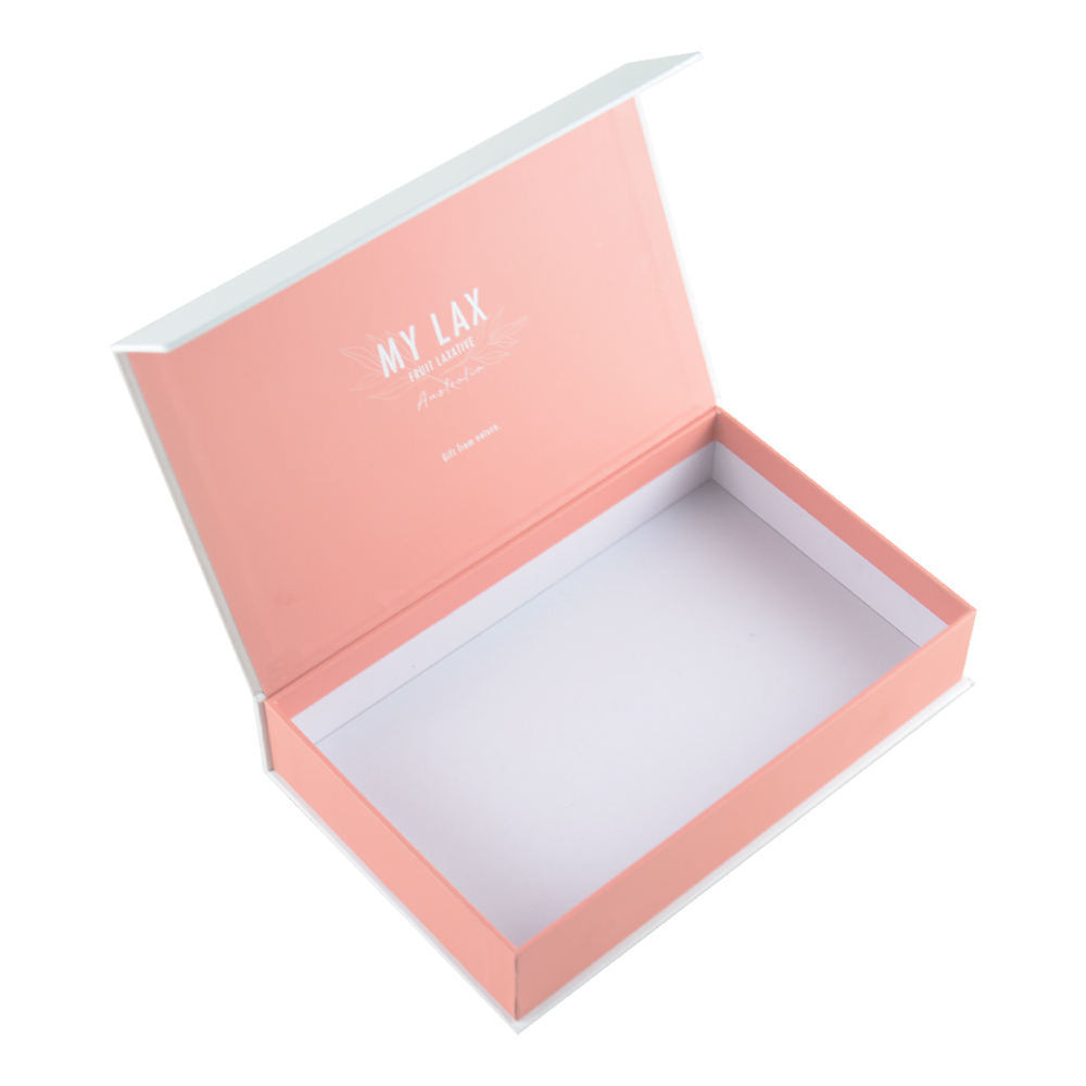  Luxury Stylish Flip Top Magnetic Book Shaped Paper Gift Box for Women's Underwear - Custom Packaging Solutions