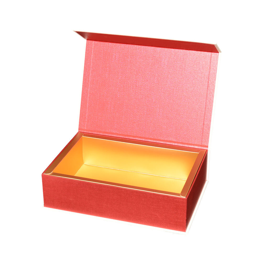  Fancy Gold Foil Logo Premium Gift Packaging - Flat Packed Magnetic Closure Cardboard Box