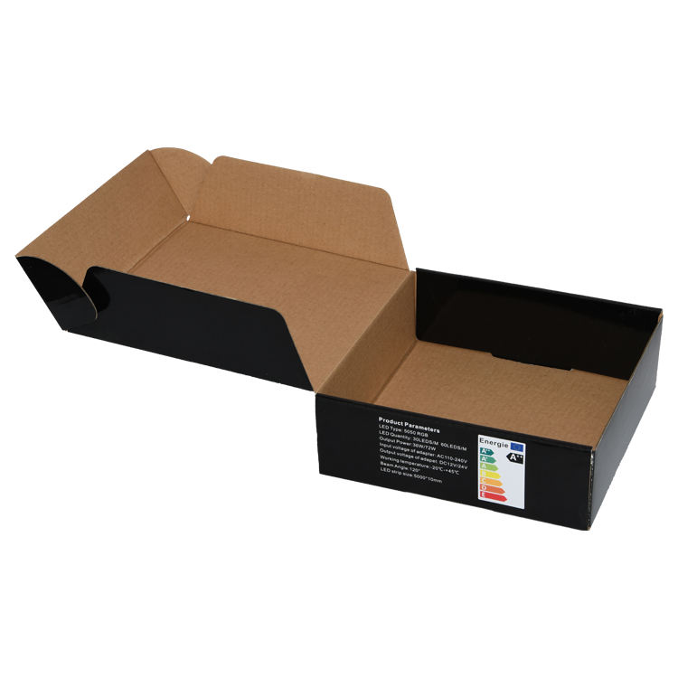  Custom Black Kraft Express Aircraft Box with LED Light Strip for Electronic Products Packaging