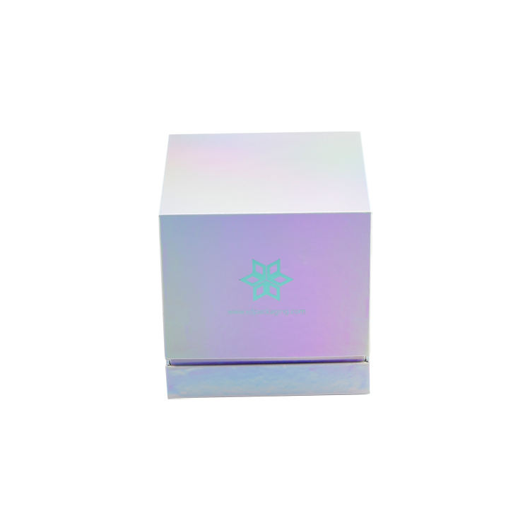  Custom Luxury Cosmetic Jar Gift Box with Holographic Laser Paper and Premium EVA Insert