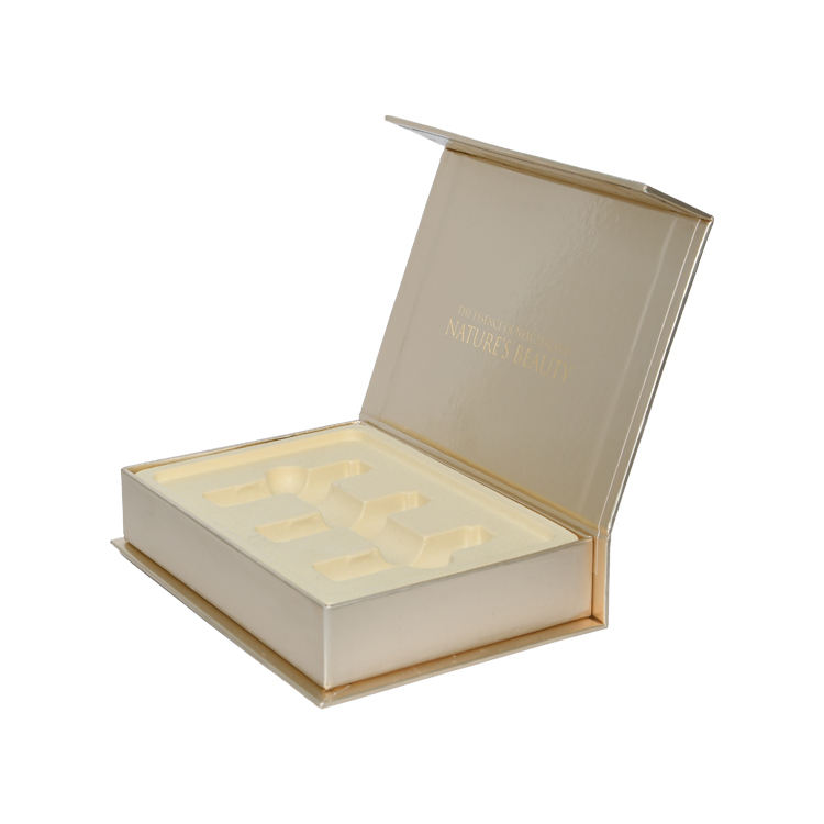  High-End Custom Luxury Book-Shaped Rigid Paper Box Packaging with EVA Foam Insert for Gift Boxes