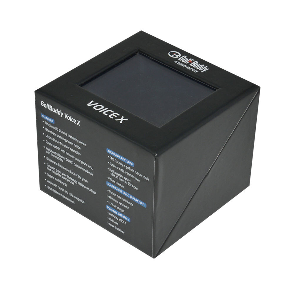  Custom Luxury Black Golf Ball Gift Box with EVA Foam & Clear Window - Shenzhen Kaijie Packaging