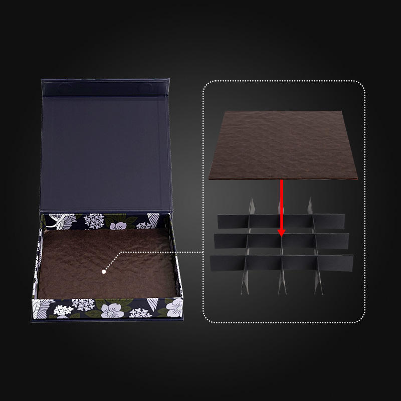  Custom Magnetic Chocolate Rectangular Packaging Paper Box with High-Quality Printing and Eco-Friendly Materials