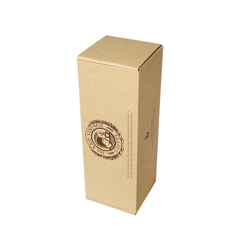  High-Quality Recyclable Kraft Corrugated Paper Tea/Coffee/Food Packages for Eco-Friendly Packaging Solutions