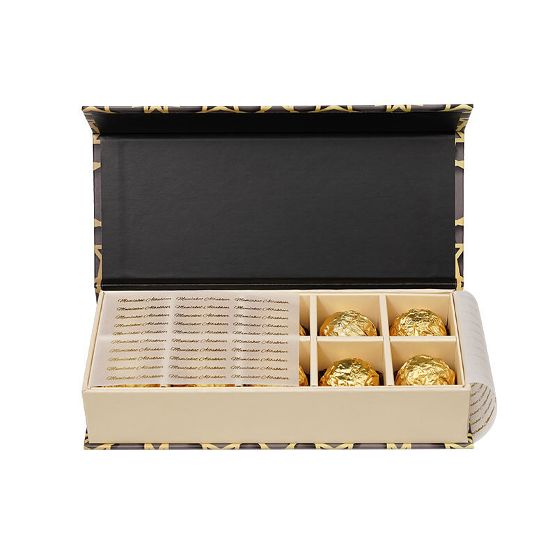  High-Quality Custom Magnetic Printed Cardboard Candy & Chocolate Packaging Boxes with Luxury Logo