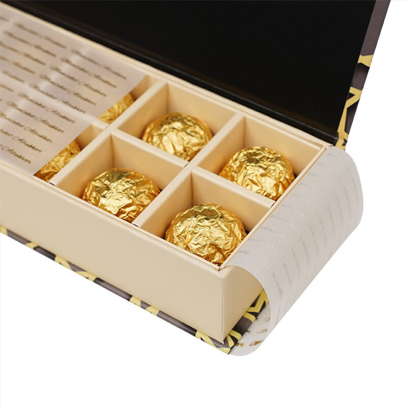  High-Quality Custom Magnetic Printed Cardboard Candy & Chocolate Packaging Boxes with Luxury Logo