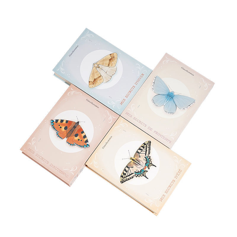  Customized Luxury Grey Hard Case Book Shape Cardboard Gift Boxes with Personalized Logo