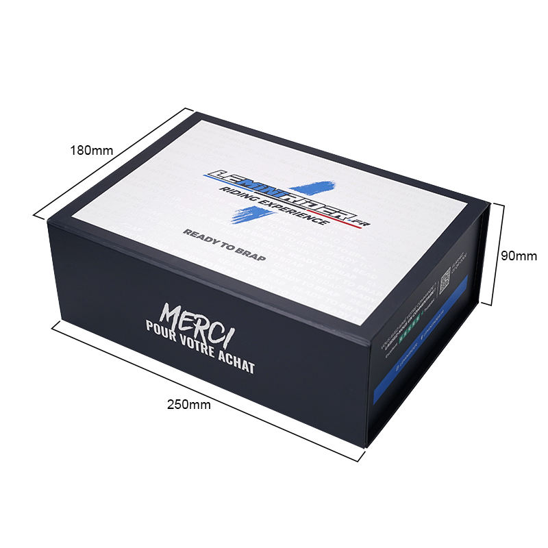  Custom Logo Printed Foldable Cardboard Gift Boxes with Magnets - CyGedin