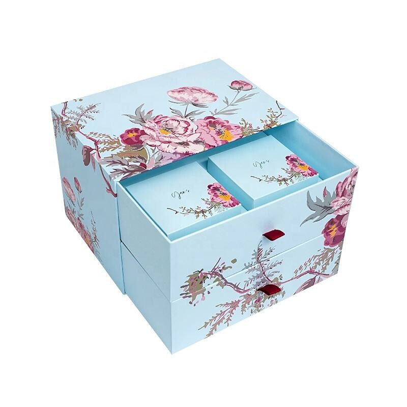  Luxurious Customized CMYK Printed Paper Gift Boxes for Moon Cake Packaging - Wholesale Drawer Boxes by Shenzhen Kaijie