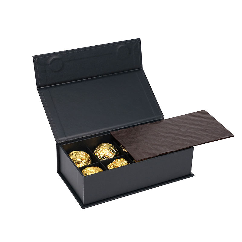  Wholesale Luxury Custom Printed Chocolate Paper Boxes with Dividers and Magnets for Candy & Dessert Packaging
