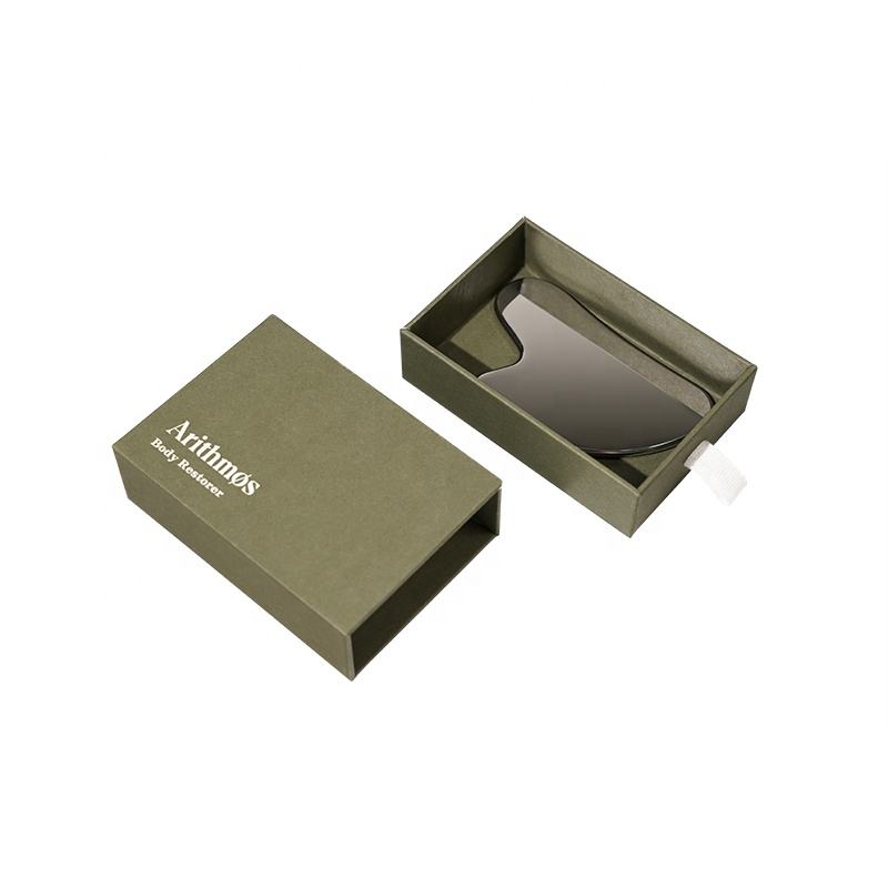  Custom Printed Logo Drawer Box - Luxury Sliding Jewelry Gift Packaging with Ribbon Rope