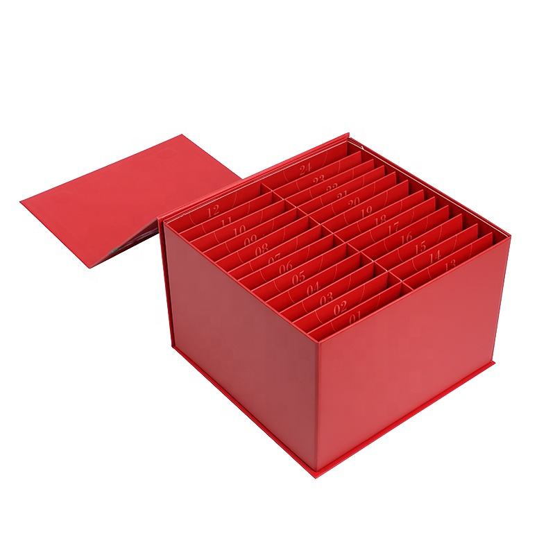 Custom Printed Luxury Christmas Candle Advent Calendar Gift Packaging Box - New Arrival