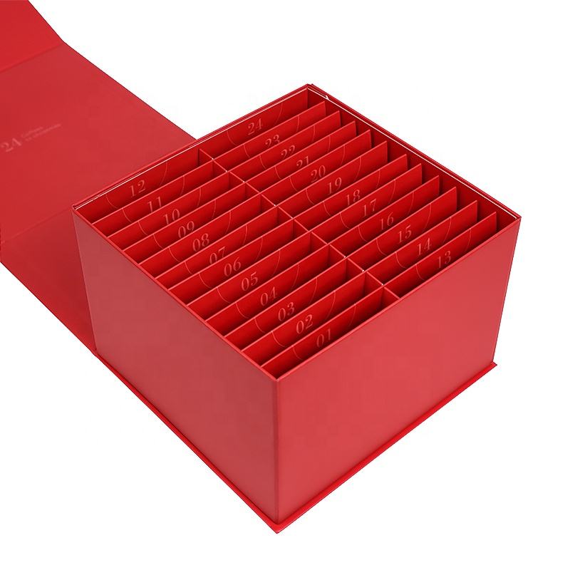  Custom Printed Luxury Christmas Candle Advent Calendar Gift Packaging Box - New Arrival