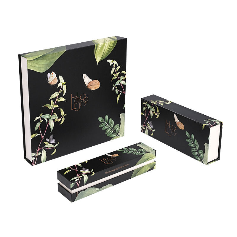  Customized Chocolate Boxes with Logo, Magnet Adsorption & Dividers for Dessert Packaging