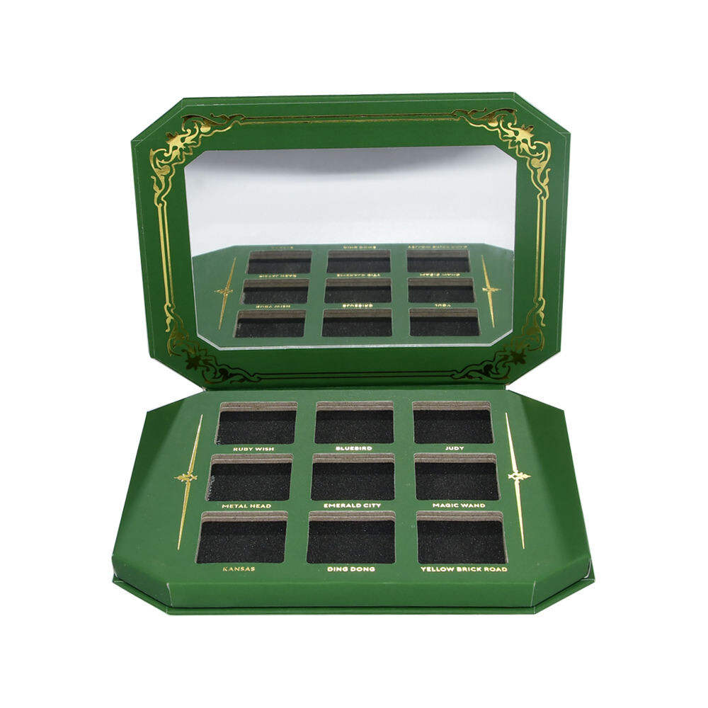  Wholesale Custom Logo Makeup Eyeshadow Palette Packaging with Mirror - Empty Magnetic Palette Boxes