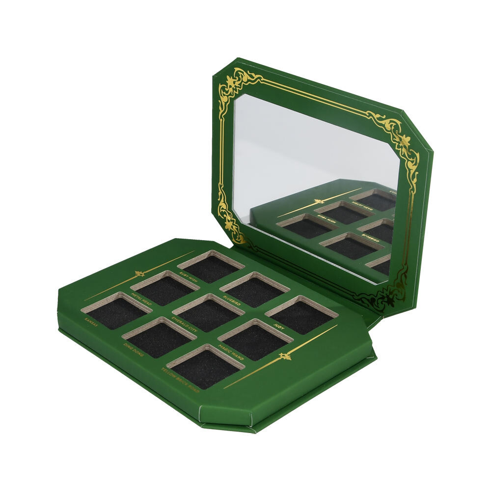 Wholesale Custom Logo Makeup Eyeshadow Palette Packaging with Mirror - Empty Magnetic Palette Boxes