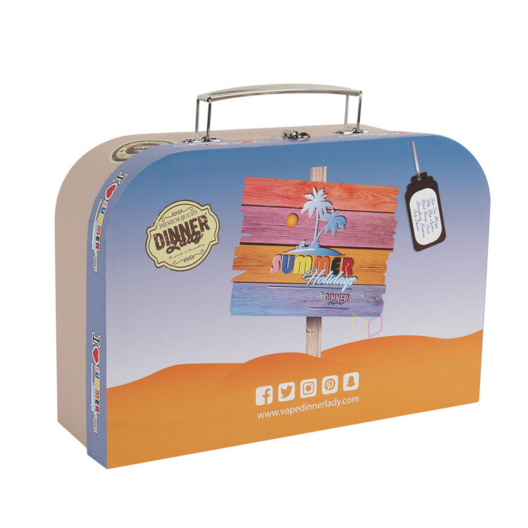  Customized Newborn Baby Gift Cardboard Mini Suitcase Packaging Boxes