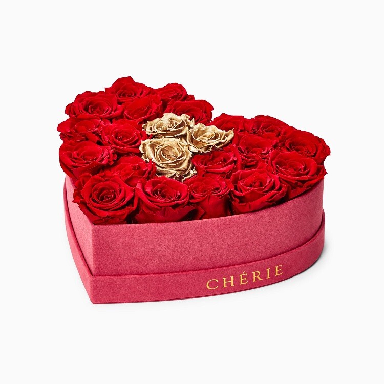  Wholesale Luxury Heart-Shaped Rose Flower Gift Packaging Boxes In Stock - Shenzhen Kaijie Packaging