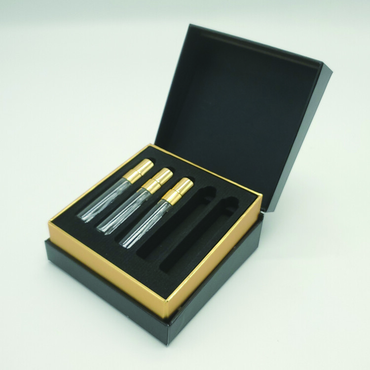 Custom Recyclable Cardboard Magnetic Perfume Oil Set Box with Eco-Friendly Packaging