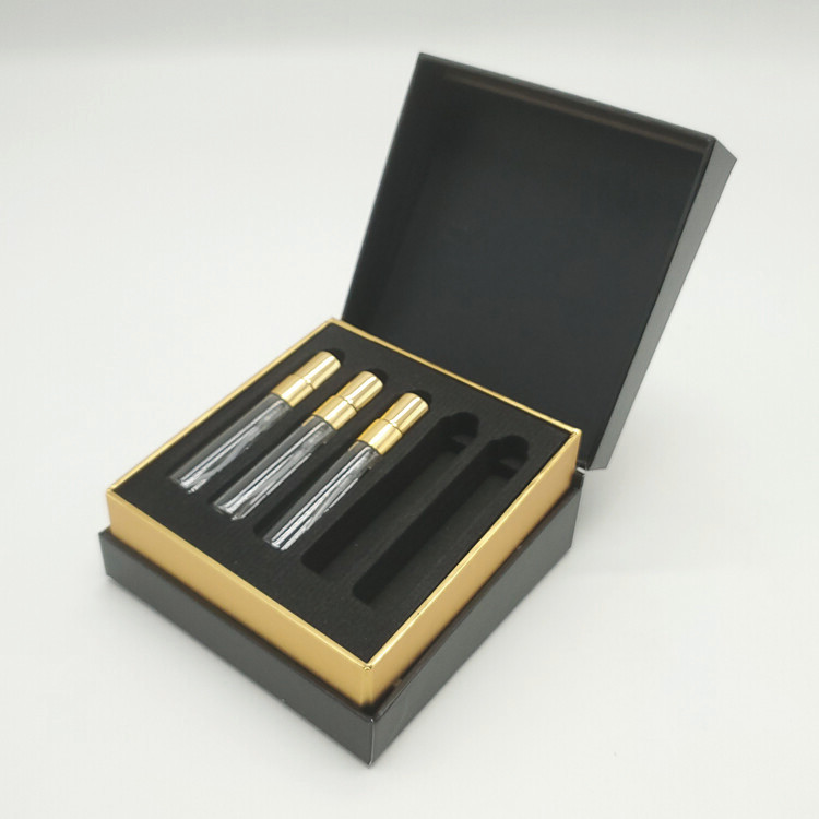 Custom Recyclable Cardboard Magnetic Perfume Oil Set Box with Eco-Friendly Packaging