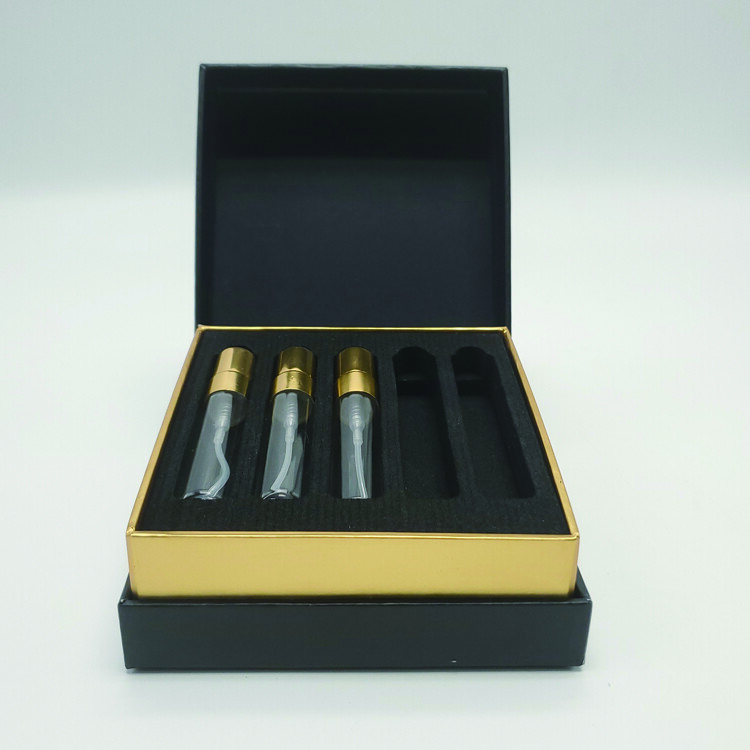 Custom Recyclable Cardboard Magnetic Perfume Oil Set Box with Eco-Friendly Packaging