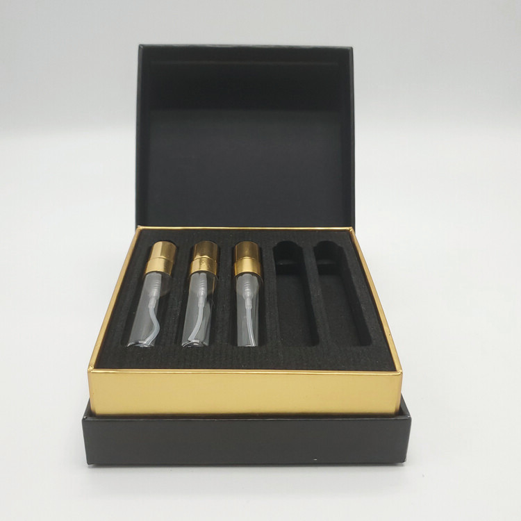 Custom Recyclable Cardboard Magnetic Perfume Oil Set Box with Eco-Friendly Packaging
