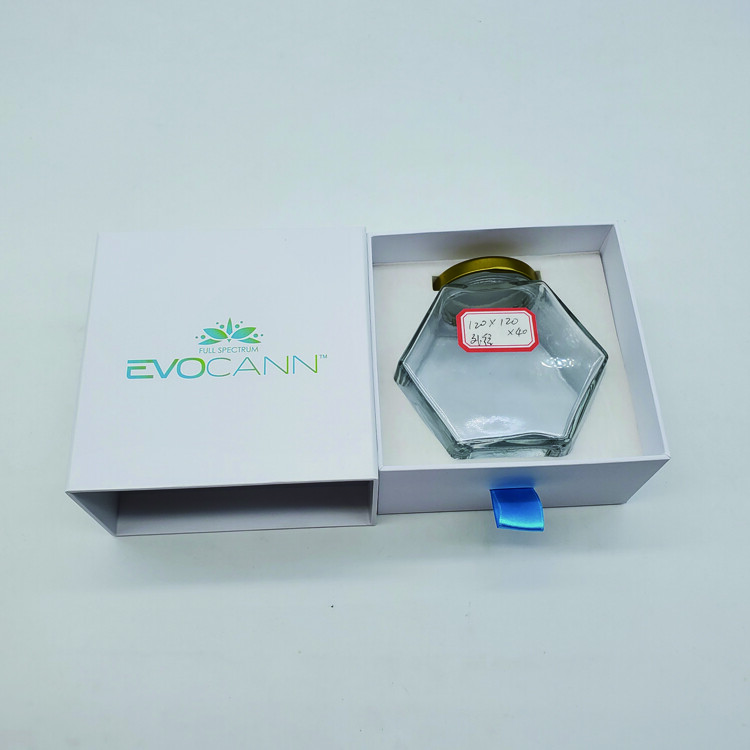  Custom Luxury Blue Cardboard Paper Royal Honey Jar Gift Box - Shenzhen Kaijie Packaging