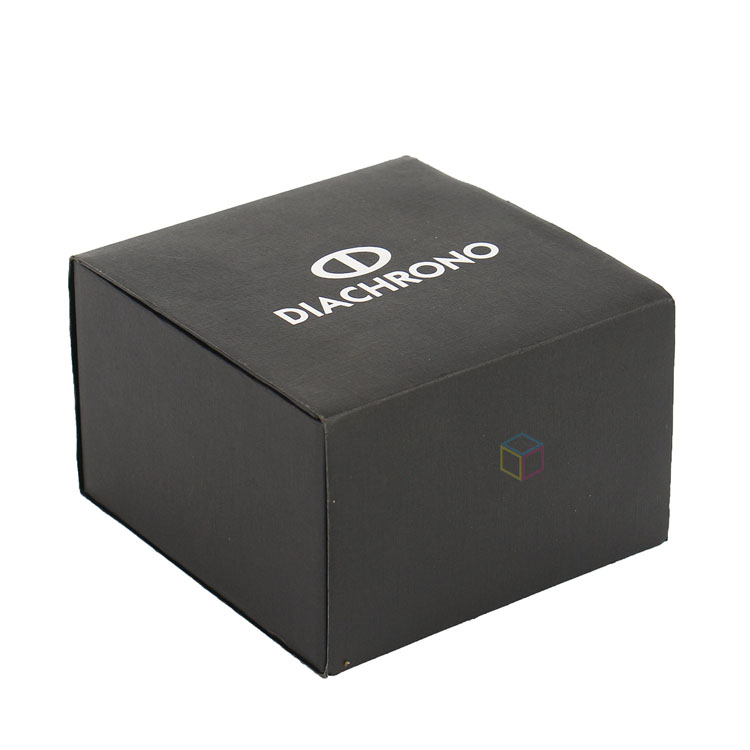  Custom Logo Small Beige Cardboard Single Watch Boxes - High-Quality Packaging Solutions